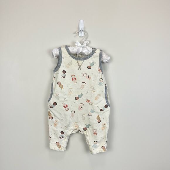 Dream World x Peek Allover Print One Piece Romper 3-6 Months - Picture 1 of 7